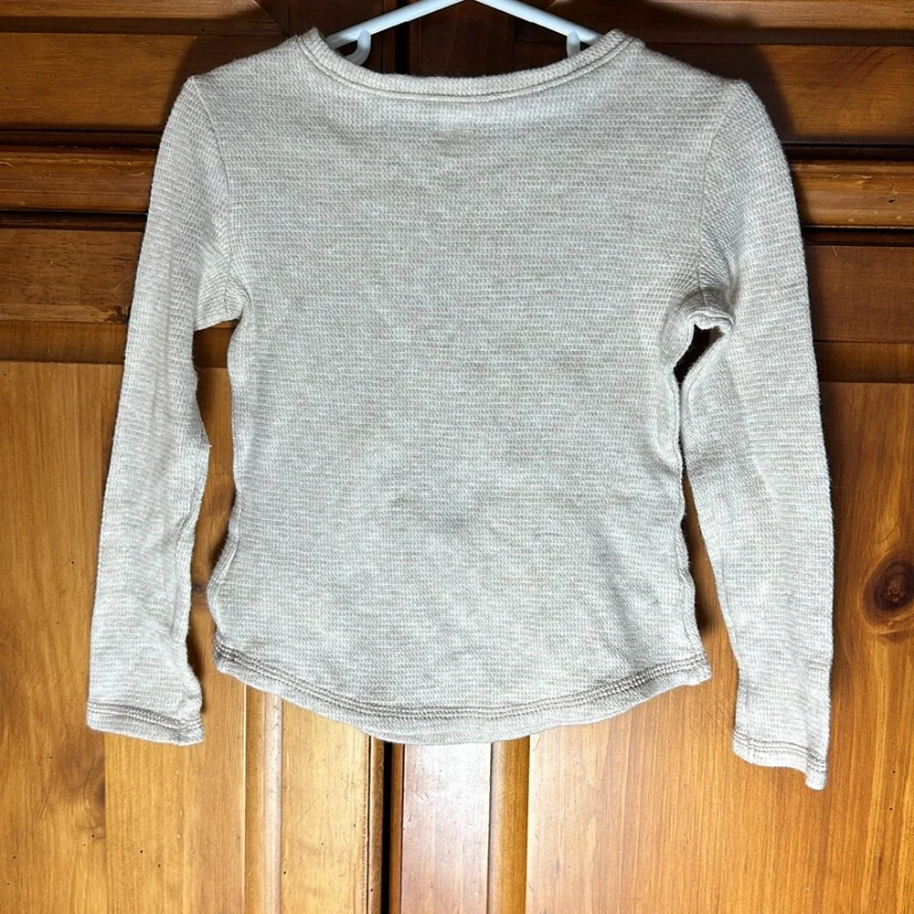 Old Navy Gold Heart of Gold Girls Long Sleeve Shirt